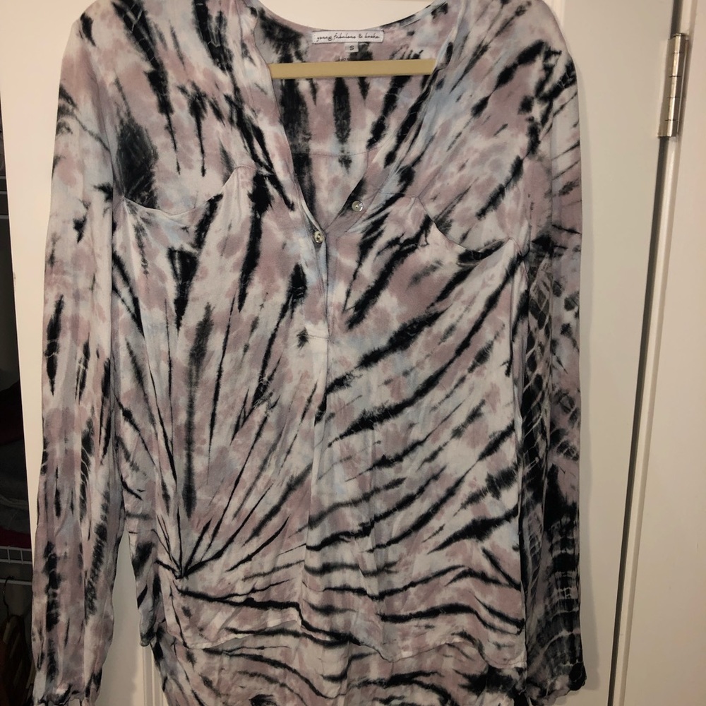 You g Fabulous & Broke tie dye blouse